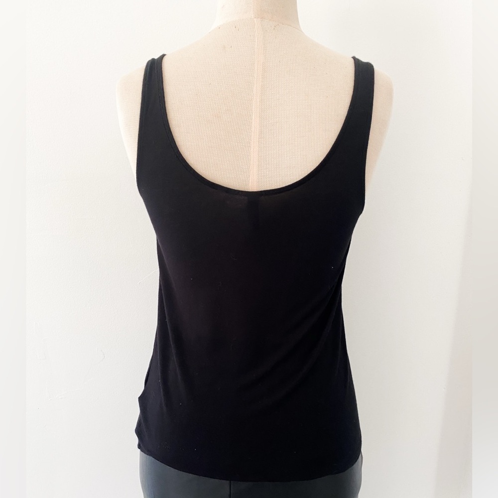 H&M “Parlez-vous Français?” Eiffel Tower Graphic Tank – Size Small, Black - Picture 8 of 8